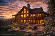 Big Dogtrot — floor plan — 2219 sq ft — 4 bedroom