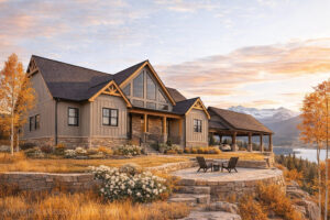 double master on main level house plan walkout basement