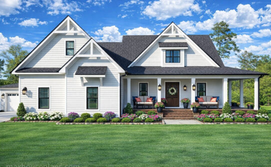 Carolina Farmhouse — floor plan — 2,589 sq ft — 4 bedroom