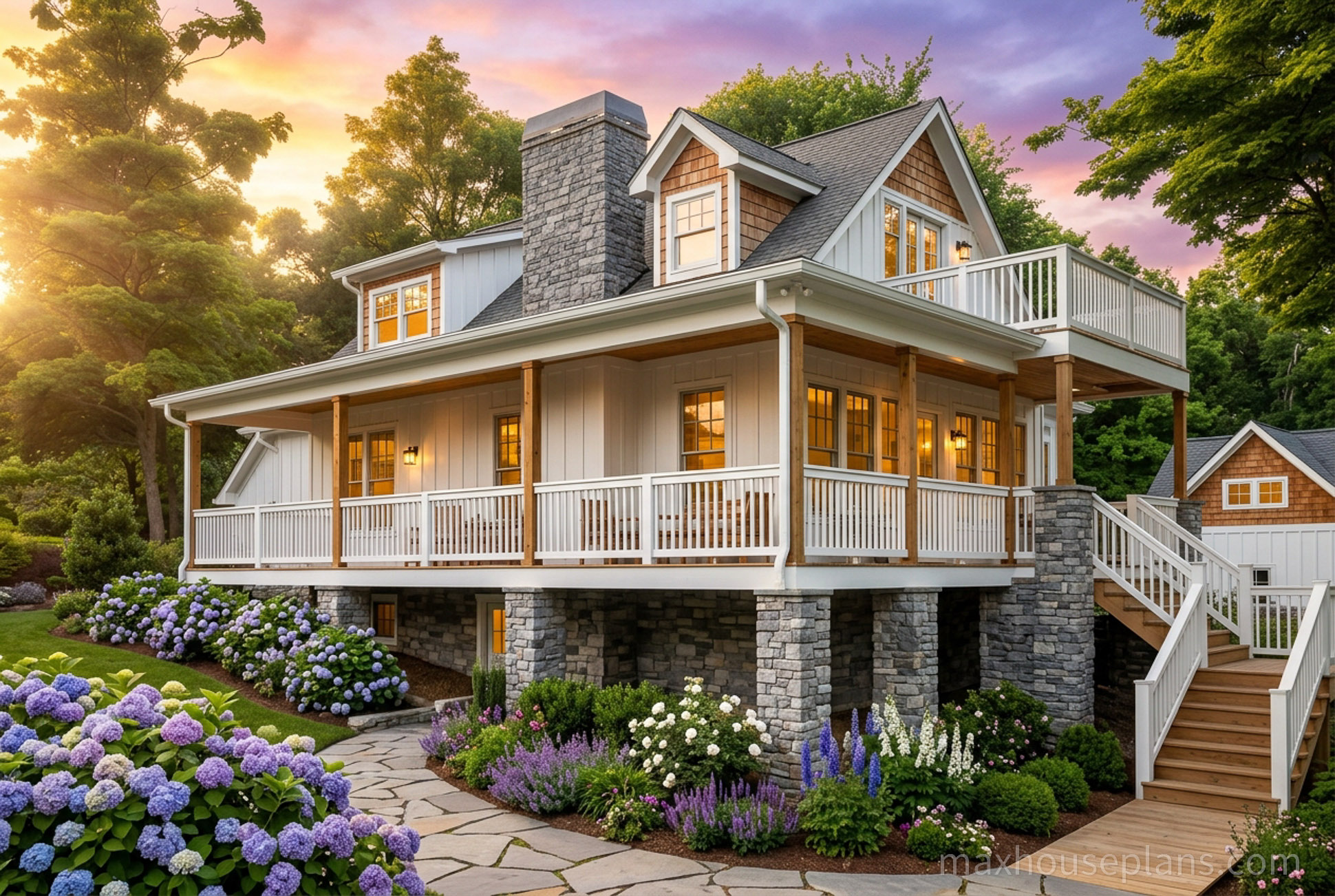 Lake Glenville Cottage house plan