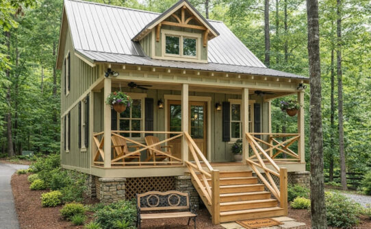 Hatchet Creek house plan exterior