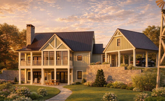 Modern Farmhouse — floor plan — 2914 sq ft — 4 bedroom