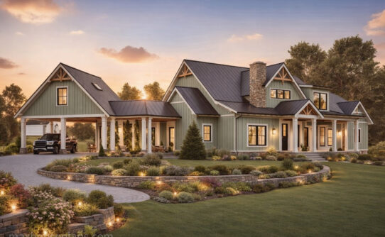 Modern Farmhouse — floor plan — 2914 sq ft — 4 bedroom