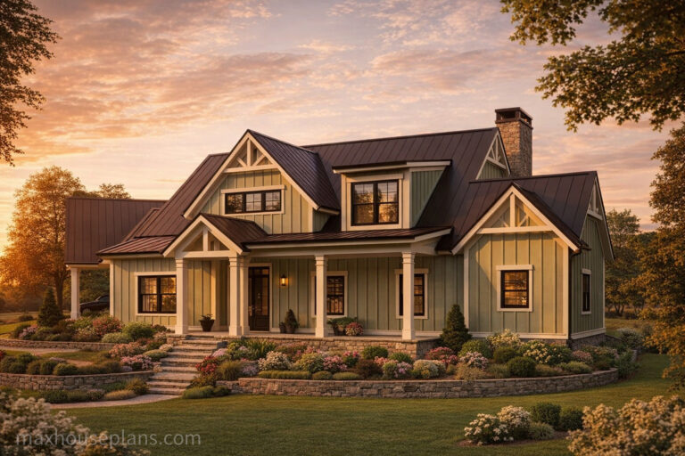 Modern Farmhouse — floor plan — 2914 sq ft — 4 bedroom