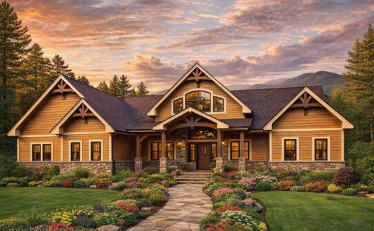 River's Reach elevation — 3 bed, 3 1/2 bath, 2,618 sq. ft. by Max Fulbright Designs