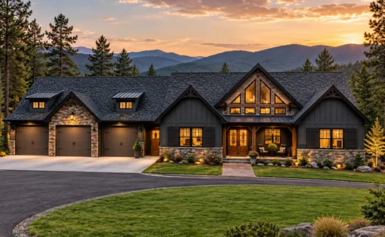 Alpine Lodge house plan exterior