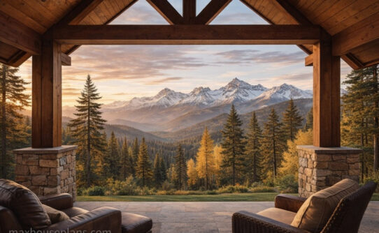 Alpine Lodge — floor plan — 2758 sq ft — 3 bedroom