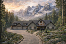 Alpine Lodge — floor plan — 2758 sq ft — 3 bedroom