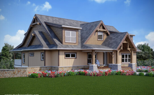 Baker Lake Cottage house plan exterior
