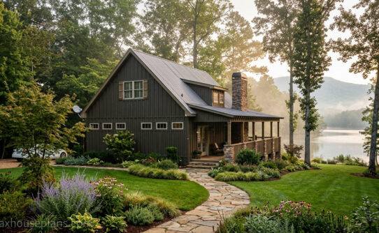 Water's Edge house plan exterior