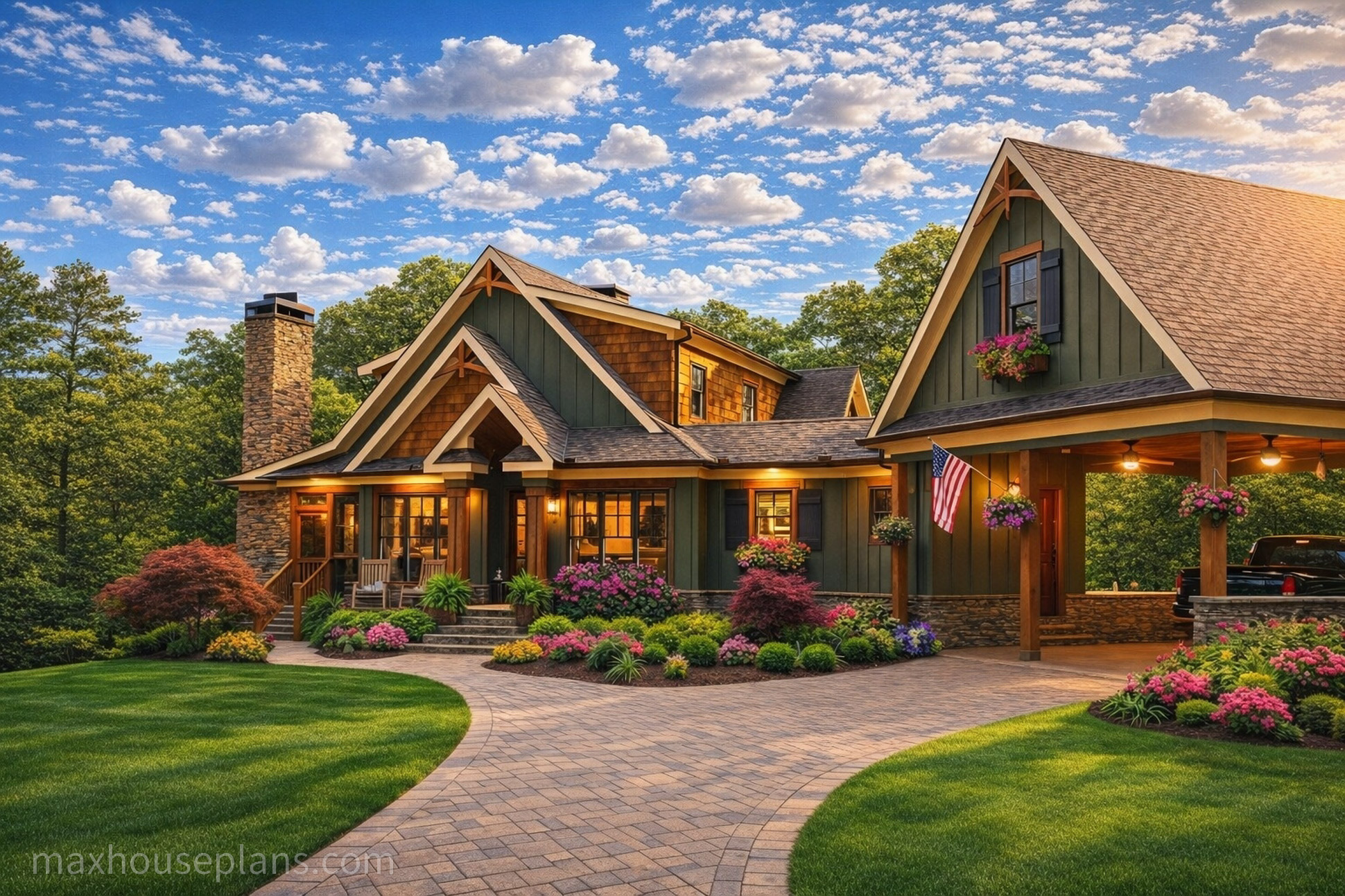 smoky mountain cottage house plan