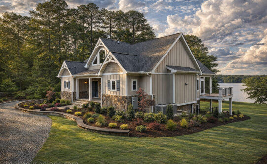 Adirondack House Plan — floor plan — 2,850 sq ft — 3 bedroom