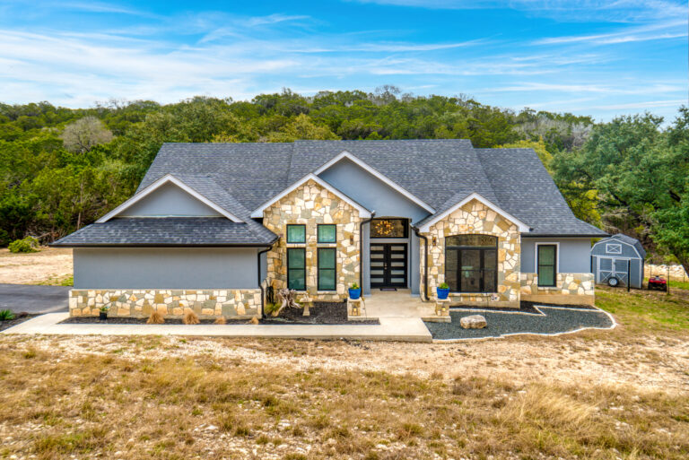 stone mountain house exterior countryside