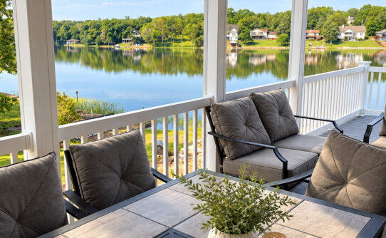 Coosa River Cottage Screened Porch Dining - Jennifer Nelson Modified Build