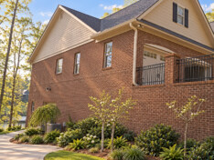 Hunter's Bend Side Exterior — Original Brick Build